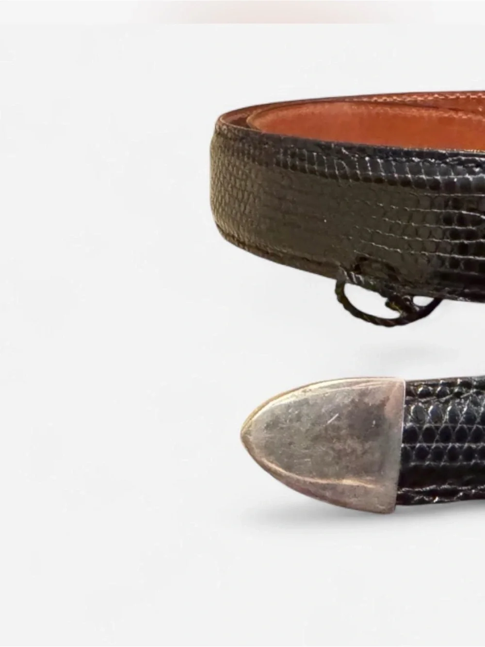 Alexander Kalifano  Men's Belt with  Sterling Silver Buckle and fittings.